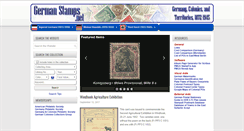 Desktop Screenshot of germanstamps.net